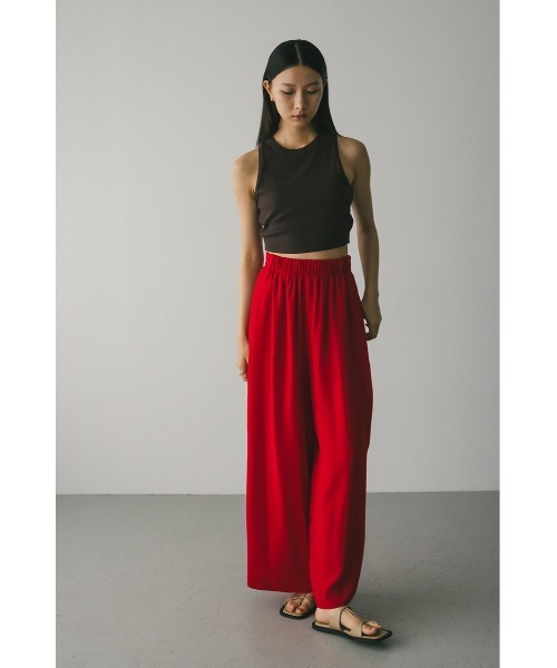 STYLEMIXER（スタイルミキサー）の「リラックスイージーパンツ（その他パンツ・レディース・レッド/ブラック/ホワイト・SMALL/MEDIUM）」の8枚目の写真
