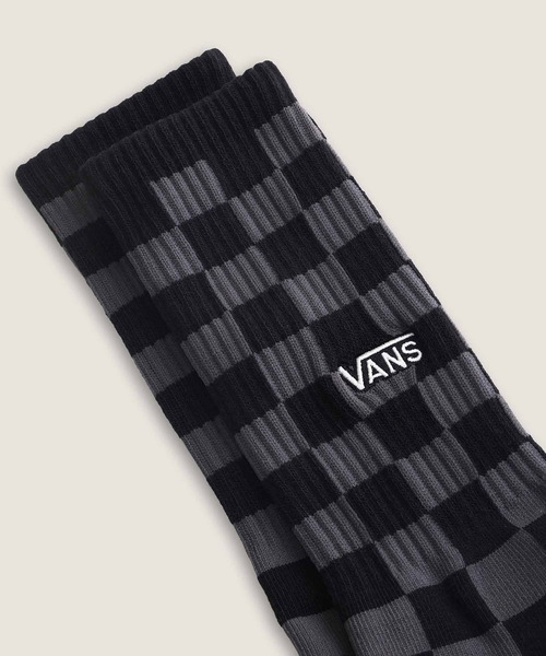 VANS(バンズ)の「チェッカーボード クルーソックス(ソックス/靴下・メンズ・ブラック×グレー・MEDIUM/LARGE)」の3枚目の写真