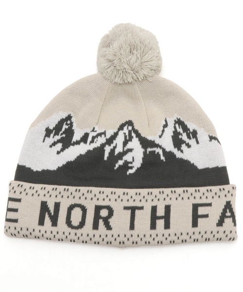 THE NORTH FACE(ザノースフェイス)の「THE NORTH FACE Snow Bum Beanie / ザ・ノース・フェイス スノー バム ビーニー(ニットキャップ/ビーニー・メンズ・ホワイト/ベージュ/グレー・FREE)」の3枚目の写真