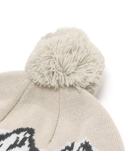 THE NORTH FACE(ザノースフェイス)の「THE NORTH FACE Snow Bum Beanie / ザ・ノース・フェイス スノー バム ビーニー(ニットキャップ/ビーニー・メンズ・ホワイト/ベージュ/グレー・FREE)」の4枚目の写真