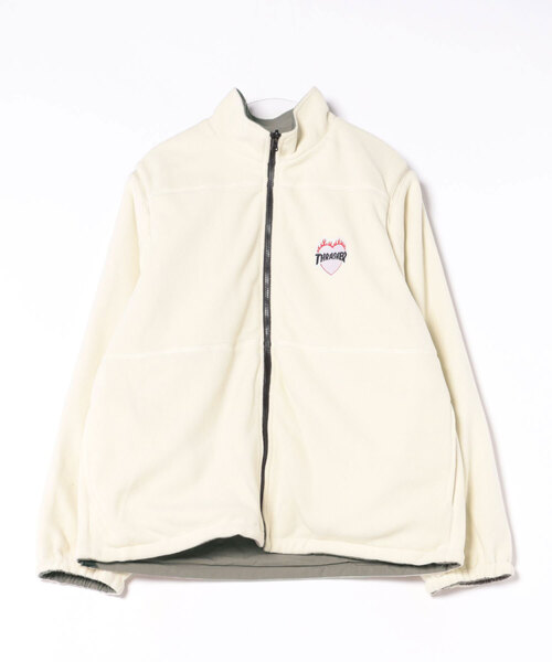 セール】THRASHER/スラッシャー リバーシブルジャケット 刺繍ロゴ