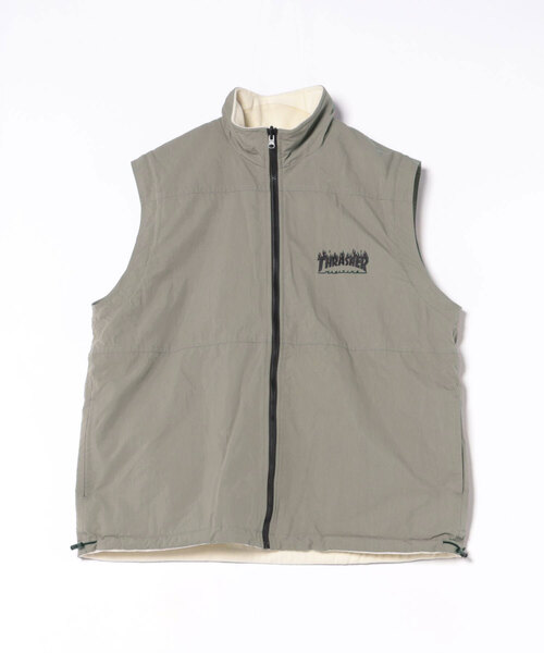 THRASHER/スラッシャー リバーシブルジャケット 刺繍ロゴ 254TH1JK072