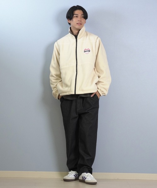 THRASHER（スラッシャー）の「THRASHER/スラッシャー リバーシブルジャケット 刺繍ロゴ 254TH1JK072（その他アウター・メンズ・グレー/ブラック・L/M/XL）」の6枚目の写真