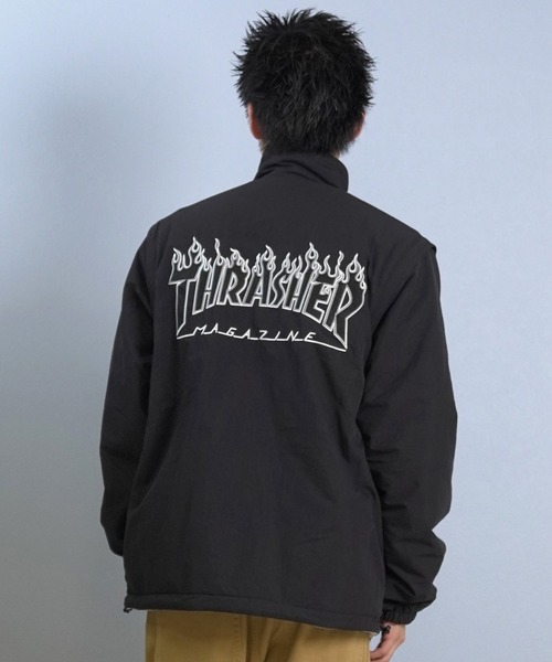 THRASHER/スラッシャー リバーシブルジャケット 刺繍ロゴ 254TH1JK072