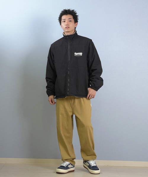 THRASHER/スラッシャー リバーシブルジャケット 刺繍ロゴ 254TH1JK072