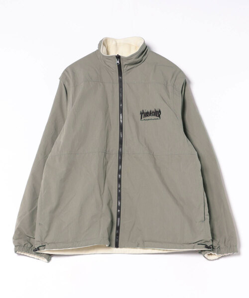 THRASHER/スラッシャー リバーシブルジャケット 刺繍ロゴ 254TH1JK072