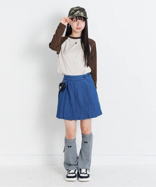 algy(アルジー)の「ひも付きレッグカバー(レッグウォーマー・キッズ・グレー/オフホワイト/ブラック・FREE)」の17枚目の写真