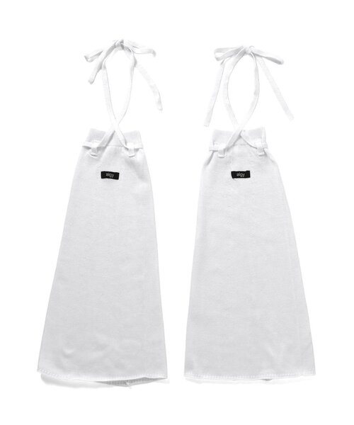 algy(アルジー)の「ひも付きレッグカバー(レッグウォーマー・キッズ・グレー/オフホワイト/ブラック・FREE)」の10枚目の写真