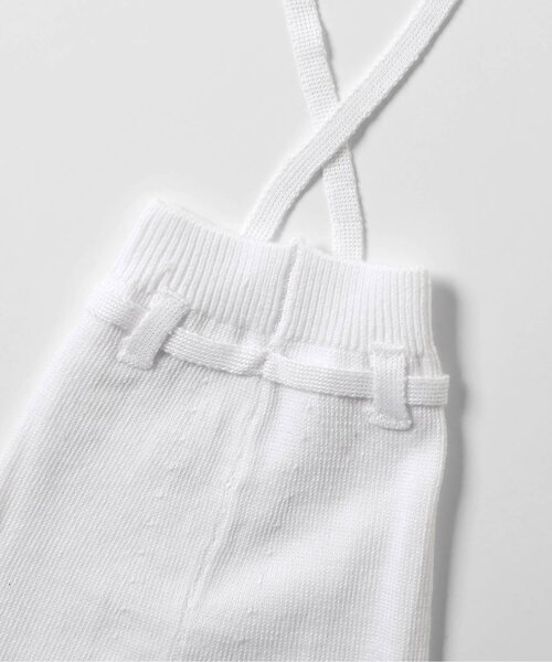 algy(アルジー)の「ひも付きレッグカバー(レッグウォーマー・キッズ・グレー/オフホワイト/ブラック・FREE)」の6枚目の写真