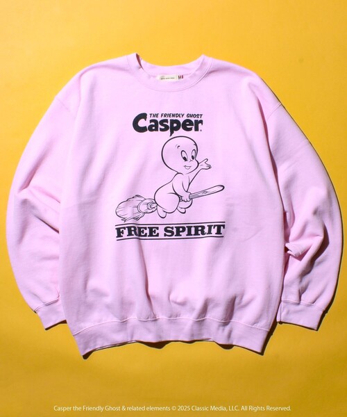 GOOD ROCK SPEED（グッドロックスピード）の「【GOOD ROCK SPEED】キャラプリント 裏起毛スウェット（スウェット・メンズ・ライトブルー/イエロー/ピンク・L/M）」の3枚目の写真