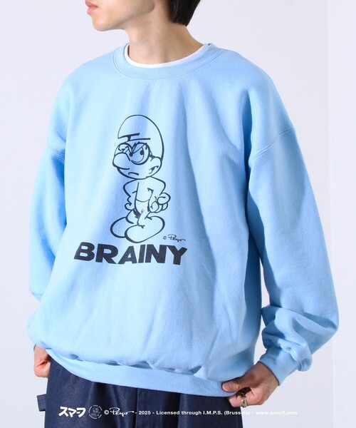 GOOD ROCK SPEED（グッドロックスピード）の「【GOOD ROCK SPEED】キャラプリント 裏起毛スウェット（スウェット・メンズ・ライトブルー/イエロー/ピンク・L/M）」の11枚目の写真