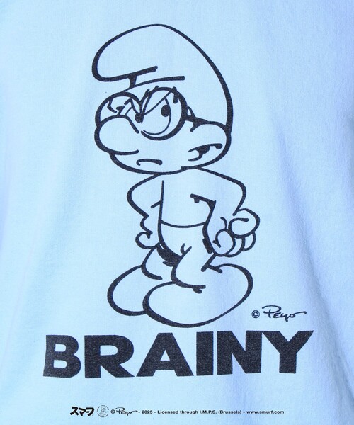 GOOD ROCK SPEED（グッドロックスピード）の「【GOOD ROCK SPEED】キャラプリント 裏起毛スウェット（スウェット・メンズ・ライトブルー/イエロー/ピンク・L/M）」の4枚目の写真