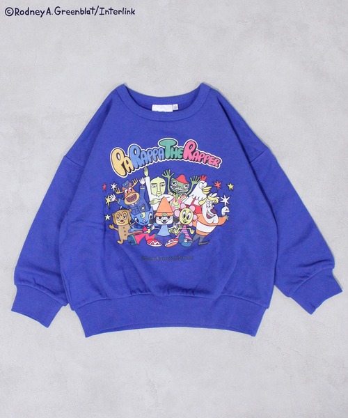 MARKEY'S(マーキーズ)の「【パラッパラッパー】別注プリントトレーナー(スウェット・キッズ・オフホワイト/グリーン/ネイビー・100/130/120/95/90/80/110/150/140)」の9枚目の写真