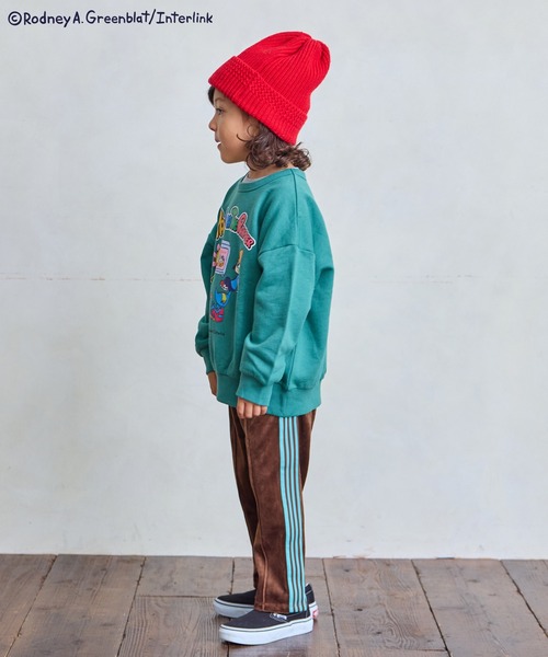 MARKEY'S(マーキーズ)の「【パラッパラッパー】別注プリントトレーナー(スウェット・キッズ・オフホワイト/グリーン/ネイビー・100/130/120/95/90/80/110/150/140)」の21枚目の写真