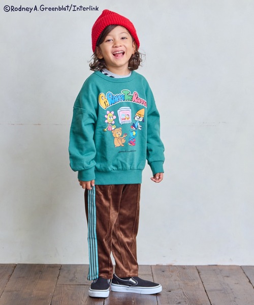 MARKEY'S(マーキーズ)の「【パラッパラッパー】別注プリントトレーナー(スウェット・キッズ・オフホワイト/グリーン/ネイビー・100/130/120/95/90/80/110/150/140)」の19枚目の写真