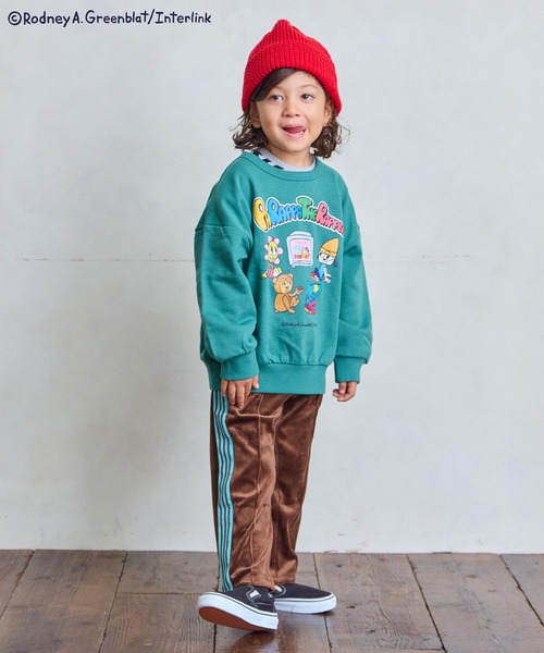 MARKEY'S(マーキーズ)の「【パラッパラッパー】別注プリントトレーナー(スウェット・キッズ・オフホワイト/グリーン/ネイビー・100/130/120/95/90/80/110/150/140)」の20枚目の写真