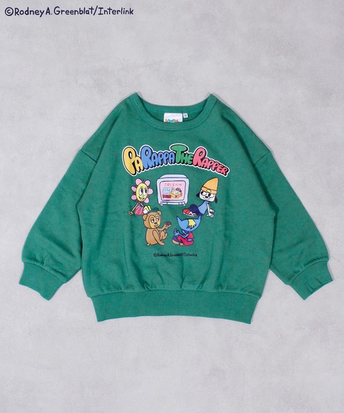 MARKEY'S(マーキーズ)の「【パラッパラッパー】別注プリントトレーナー(スウェット・キッズ・オフホワイト/グリーン/ネイビー・100/130/120/95/90/80/110/150/140)」の18枚目の写真