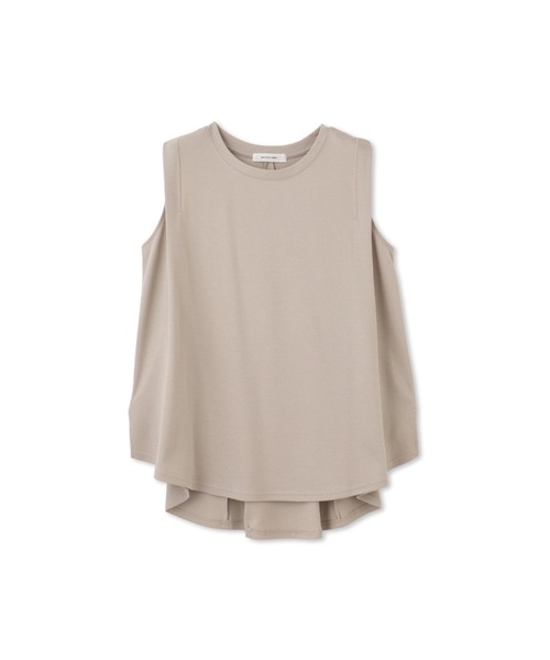 MAYSON GREY（メイソングレイ）の「パネル切替えノースリーブプルオーバー≪手洗い可能≫（Tシャツ/カットソー・レディース・チャコールグレー/オフホワイト/ベージュ・M）」の19枚目の写真