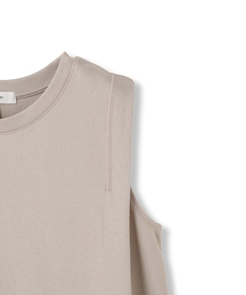 MAYSON GREY（メイソングレイ）の「パネル切替えノースリーブプルオーバー≪手洗い可能≫（Tシャツ/カットソー・レディース・チャコールグレー/オフホワイト/ベージュ・M）」の22枚目の写真