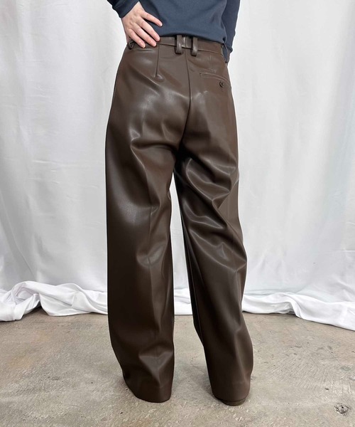 G.V.G.V.（ジーヴィージーヴィー）の「CREASE PANTS（その他パンツ・レディース・グレー/ブラウン・36/38）」の9枚目の写真
