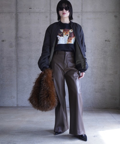 G.V.G.V.（ジーヴィージーヴィー）の「CREASE PANTS（その他パンツ・レディース・グレー/ブラウン・36/38）」の22枚目の写真