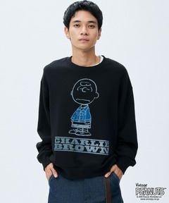 PEANUTS CHARLIEBROWN スウェット