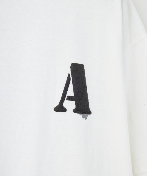 AMERICANA（アメリカーナ）の「[Americana/アメリカーナ] バックプリント フロッキーロゴＴシャツ（Tシャツ/カットソー・レディース・ダークブラウン/ネイビー/ホワイト・ONE SIZE）」の6枚目の写真