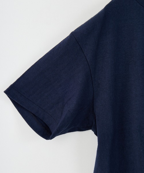 AMERICANA（アメリカーナ）の「[Americana/アメリカーナ] バックプリント フロッキーロゴＴシャツ（Tシャツ/カットソー・レディース・ダークブラウン/ネイビー/ホワイト・ONE SIZE）」の15枚目の写真