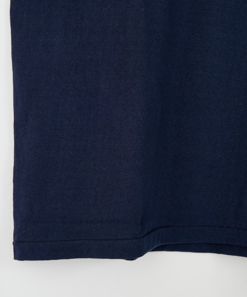 AMERICANA（アメリカーナ）の「[Americana/アメリカーナ] バックプリント フロッキーロゴＴシャツ（Tシャツ/カットソー・レディース・ダークブラウン/ネイビー/ホワイト・ONE SIZE）」の16枚目の写真