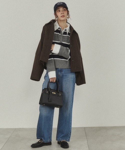 ANGIE（アンジー）の「2WAY 金具付き ショルダー バッグ（ハンドバッグ・レディース・ベージュ/ブラック・FREE）」の20枚目の写真