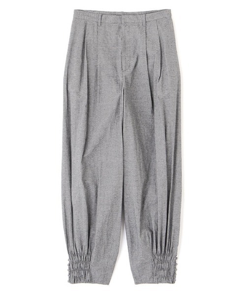 ETRE TOKYO（エトレトウキョウ）の「コットンシルクカーヴィーパンツ（その他パンツ・レディース・グレー/オフホワイト・M/S）」の15枚目の写真