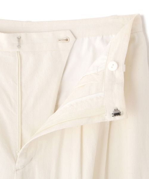 ETRE TOKYO（エトレトウキョウ）の「コットンシルクカーヴィーパンツ（その他パンツ・レディース・グレー/オフホワイト・M/S）」の20枚目の写真