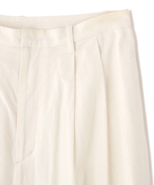 ETRE TOKYO（エトレトウキョウ）の「コットンシルクカーヴィーパンツ（その他パンツ・レディース・グレー/オフホワイト・M/S）」の21枚目の写真