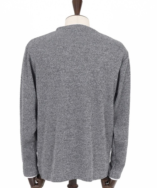CAMBIO(カンビオ)の「mlt5348- メランジ×フライスフェイクレイヤードネックロンT(CA02-55209)(Tシャツ/カットソー・メンズ・グレー/ブラック・XL/L/M)」の17枚目の写真