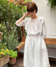 【AVIE】アビィ 半袖 ワンピース 白 サイズ38 М 美品 AVIE 「AVIE」 半袖ワンピース 38 オフホワイト レディース