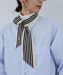 VERMEIL par iena（ヴェルメイユパーイエナ）の「Le Scarf レ スカーフ Narrow Scarf Striped（バンダナ/スカーフ）」