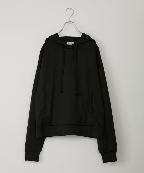 THE CRAFT CREW PRODUCTS(ザクラフトクループロダクツ)の「オーバーサイズ サイドスリット ソフトダンボールニットパーカー【THE CRAFT CREW PRODUCTS】(パーカー・レディース・ブラック/ライトグレー/アイボリー・M/L)」の14枚目の写真