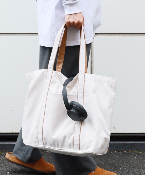 ROOPTOKYO(ループトウキョウ)の「westford mill Courtside large tote トートバッグ(ショルダーバッグ・レディース・ホワイト系その他/ホワイト系その他2/ホワイト系その他3・FREE)」の3枚目の写真