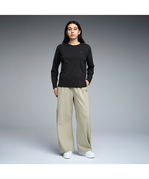 PUMA(プーマ)の「PUMA プーマ ウィメンズ ESS MX キャットロゴ リラックスド 長袖 Tシャツ(Tシャツ/カットソー・レディース・ホワイト/ブラック・SMALL/X-LARGE/LARGE/MEDIUM)」の16枚目の写真