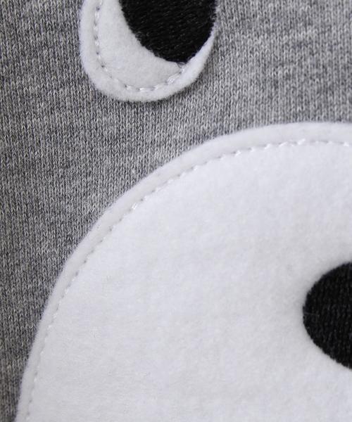 coen（コーエン）の「【coen kids】コーエンベアアップリケスウェット(100～150cm)（スウェット・キッズ・グレー/ネイビー・100/140/110/120/150/130）」の6枚目の写真