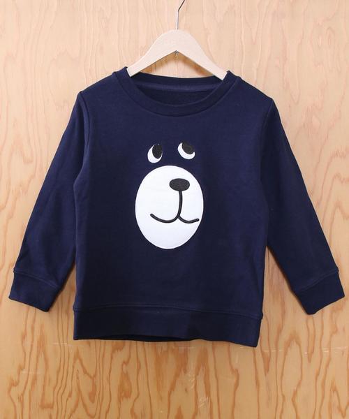 coen（コーエン）の「【coen kids】コーエンベアアップリケスウェット(100～150cm)（スウェット・キッズ・グレー/ネイビー・100/140/110/120/150/130）」の11枚目の写真