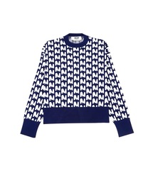 MSGM（エムエスジーエム）の「【NEW】「TheMwave」モノグラムジャガードニット（ニット/セーター）」