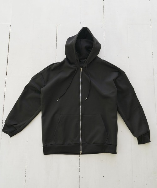 Beno（ビーノ）の「ダンボールジップアップパーカー（パーカー・メンズ・グレー/ブラック・X-LARGE/LARGE/MEDIUM）」の5枚目の写真