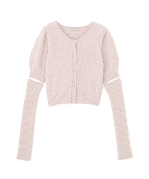 JILL by JILL STUART(ジルバイジルスチュアート)の「◇アームウォーマー付きモールシャギーニット(ニット/セーター・レディース・ホワイト/ピンク/ブラック・FREE)」の14枚目の写真