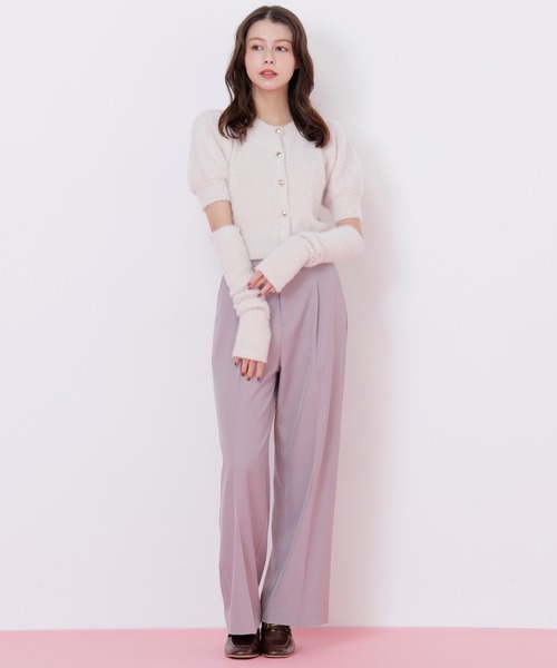 JILL by JILL STUART(ジルバイジルスチュアート)の「◇アームウォーマー付きモールシャギーニット(ニット/セーター・レディース・ホワイト/ピンク/ブラック・FREE)」の19枚目の写真