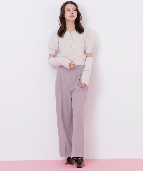 JILL by JILL STUART(ジルバイジルスチュアート)の「◇アームウォーマー付きモールシャギーニット(ニット/セーター・レディース・ホワイト/ピンク/ブラック・FREE)」の17枚目の写真