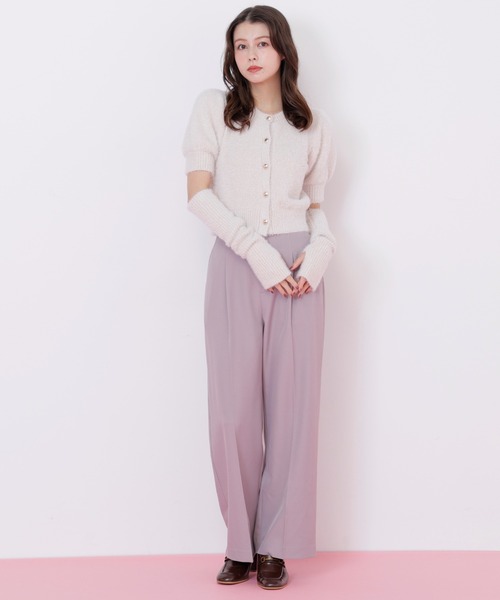 JILL by JILL STUART(ジルバイジルスチュアート)の「◇アームウォーマー付きモールシャギーニット(ニット/セーター・レディース・ホワイト/ピンク/ブラック・FREE)」の20枚目の写真