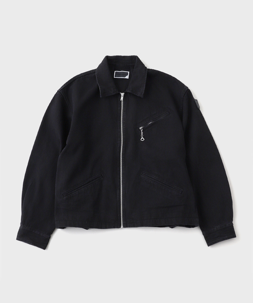 PHINGERIN(フィンガリン)の「PHINGERIN / フィンガリン ZIP DENIM WORK JACKET PD-252-JK-101(デニムジャケット・メンズ・ブラック・MEDIUM)」の1枚目の写真