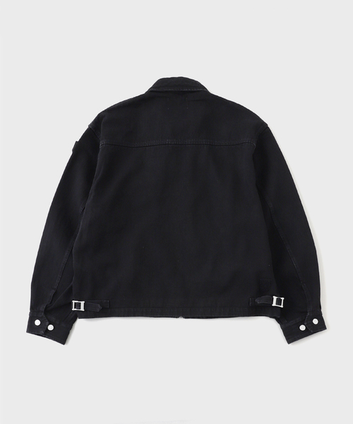 PHINGERIN(フィンガリン)の「PHINGERIN / フィンガリン ZIP DENIM WORK JACKET PD-252-JK-101(デニムジャケット・メンズ・ブラック・MEDIUM)」の2枚目の写真