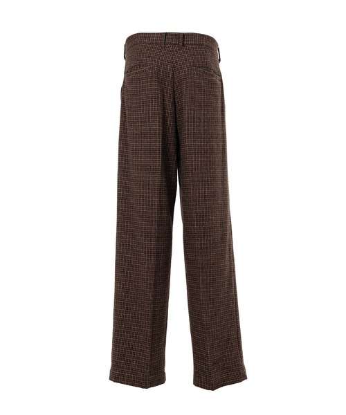 KAMIYA(カミヤ)の「Tweed Slacks(スラックス・メンズ・ブラウン・M)」の2枚目の写真